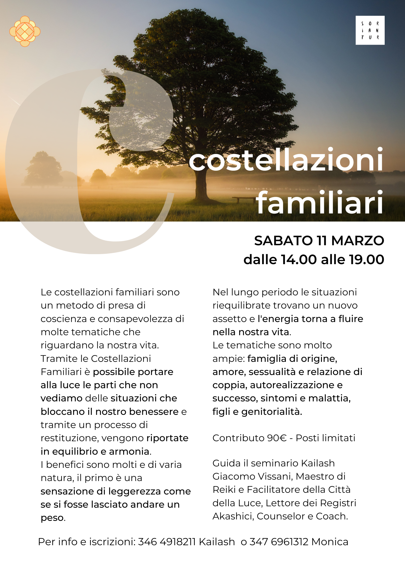 March 11th: Familiar Constellations with Kailash Giacomo Vissani