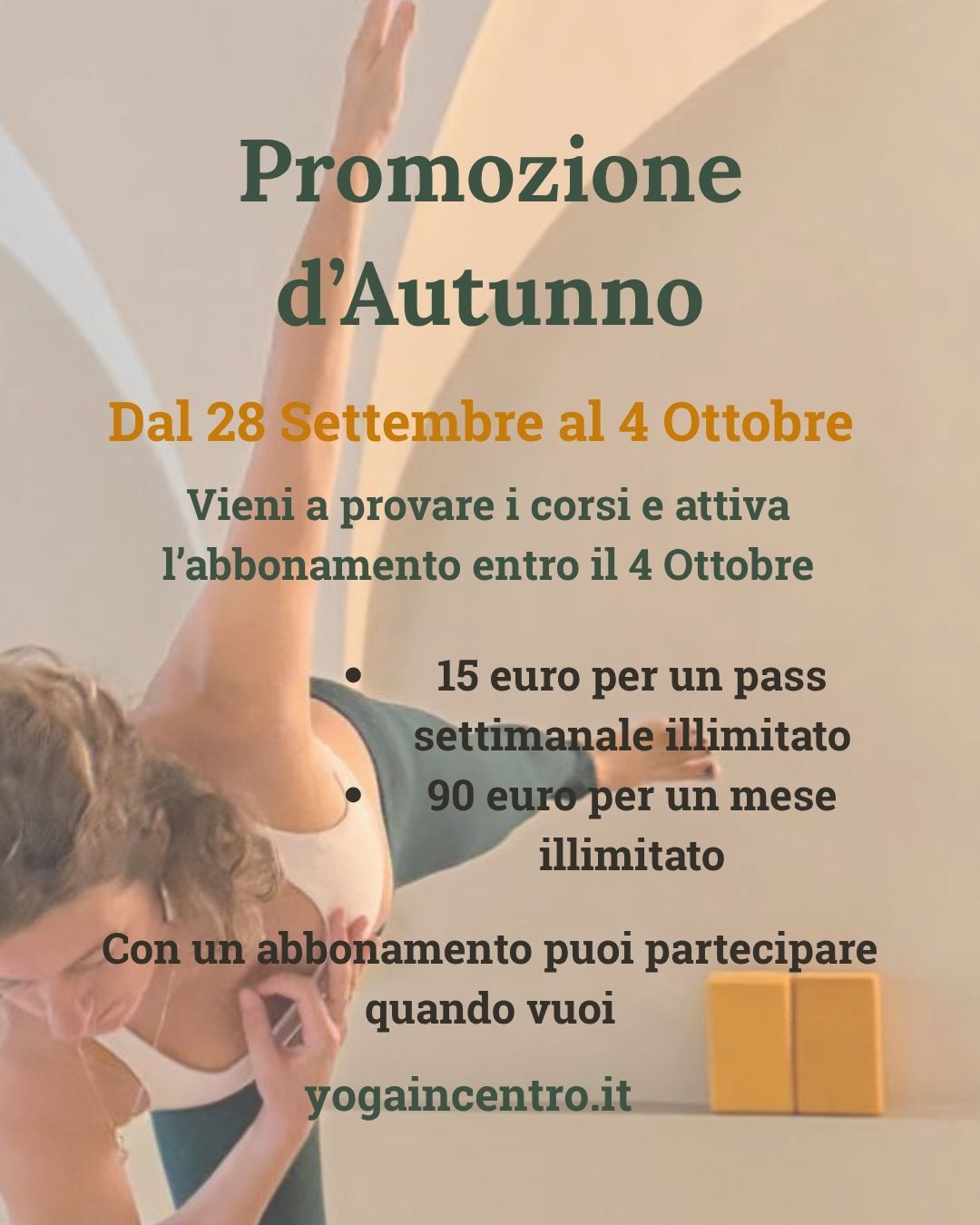PROMO Settembre/Ottobre: Valida dal 28 Settembre al 4 Ottobre